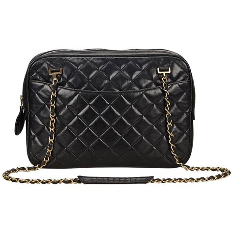 chanel matelasse chain wallet crossbody shoulder bag|CHANEL Matelasse Chain Vanity Black AP1341 Women's Lambskin Shoulder Bag.